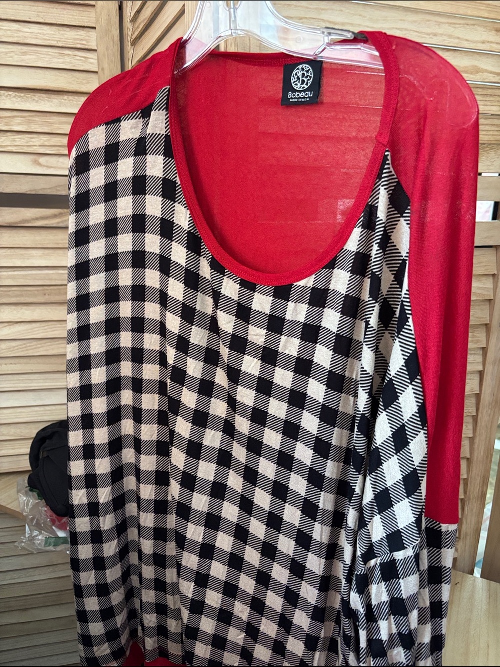 bobeau Scoop Neck Top 3x